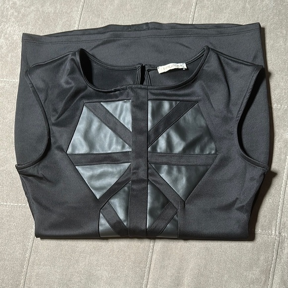 Arden B Black Bodycon Mini Dress for Cocktail - Picture 4 of 7